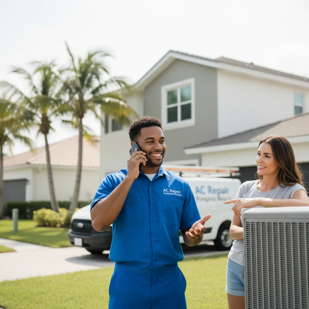 AC Repair Pompano Beach customer support in Lyndonville